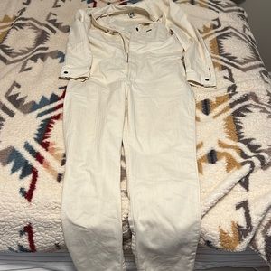 White Lee Jumpsuit size medium